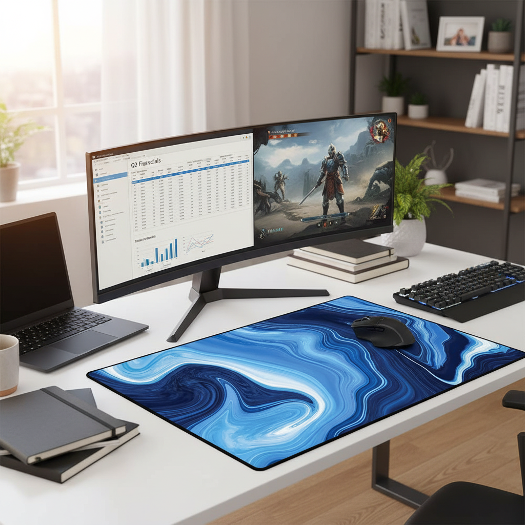 E-sports Mouse Pad FPS Game Cloth Pad Fine Surface Thickened Edge Smooth CSGO Control Game Eating Chicken E-sports Table Mat